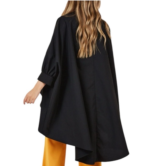 💰SALE NEW EMBROIDERED PEACOCK HIGH LOW TOP - Picture 2 of 2